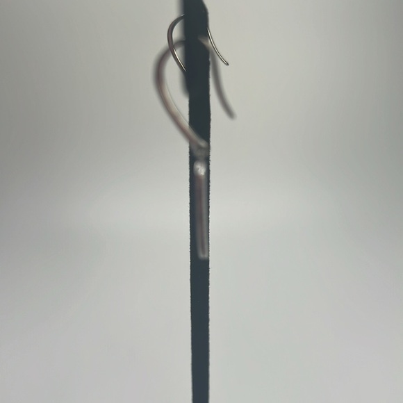 .925 Silver Dangle Earings with CZ’s - Picture 3 of 7